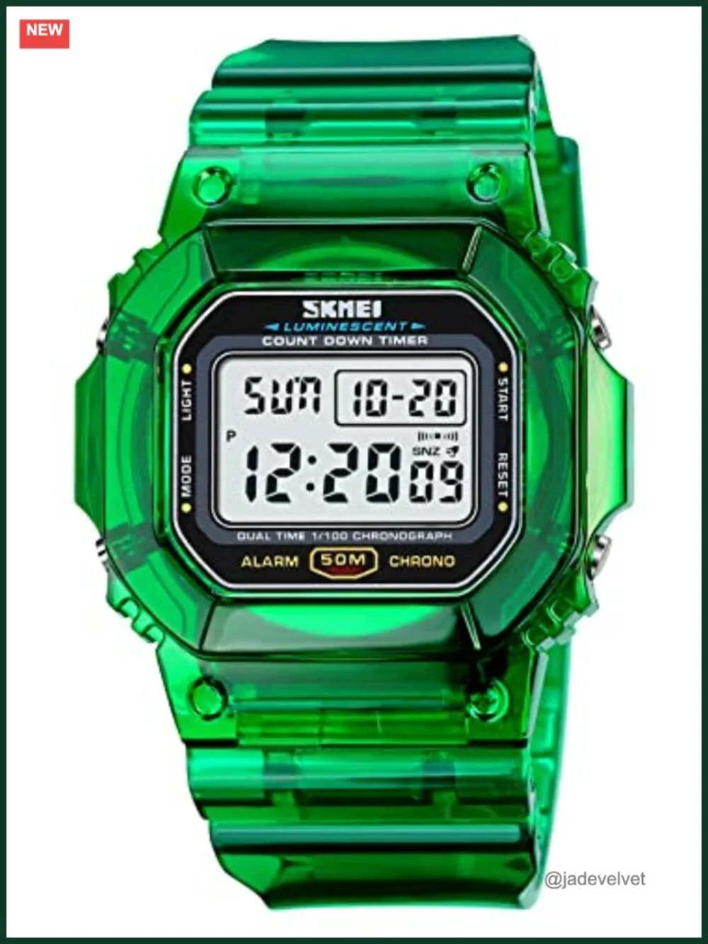 Gosasa Unisex Digital Sport Watch 50M Waterproof Stopwatch Alarm